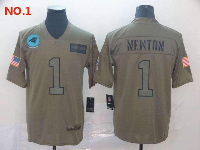 Men's Men's Carolina Panthers #1 Cam Newton Jerseys-5